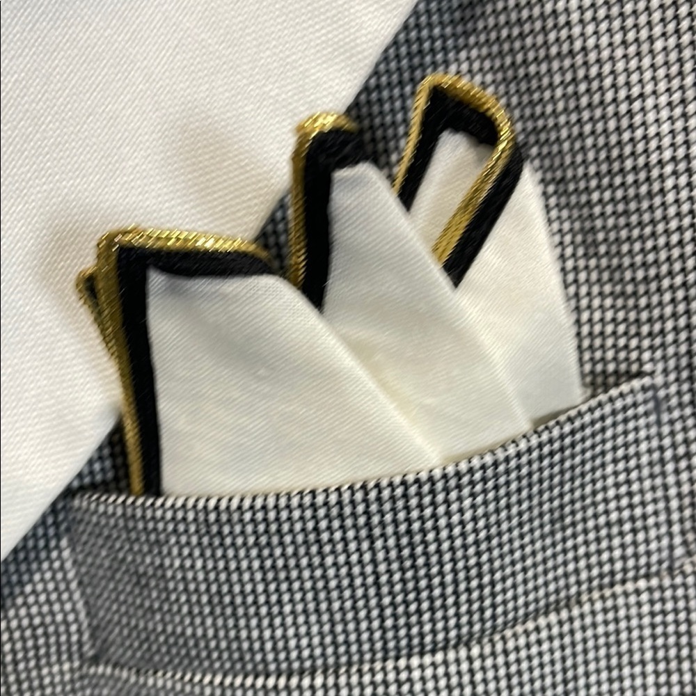 Vintage 80s Power Suit Skirt Set Gray Blazer Office Career Core Size 10 - Picture 6 of 16
